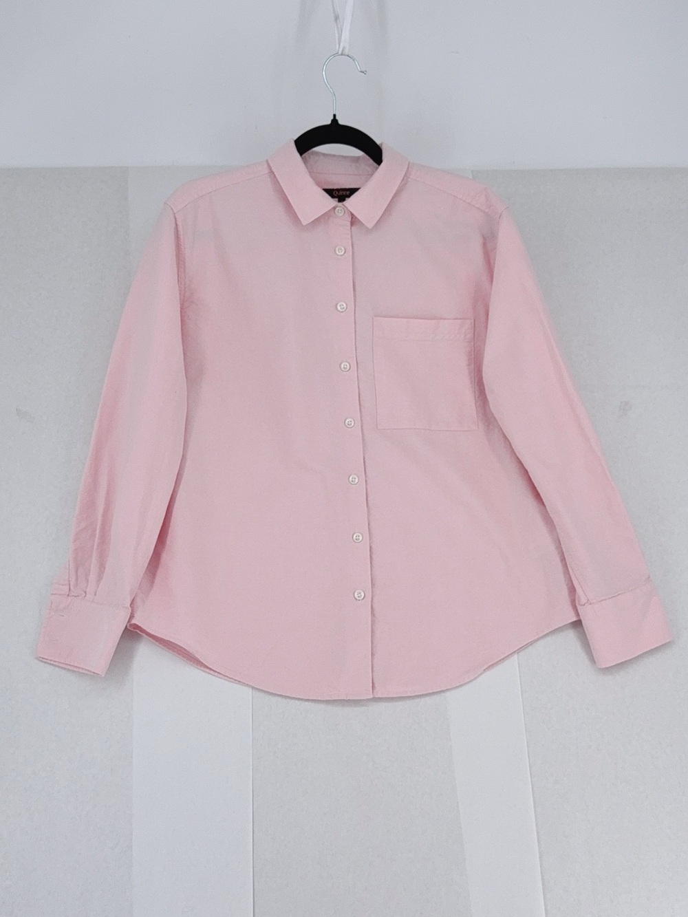 Quince Organic Cotton Relaxed Oxford Shirt size s opal pink - Picture 3 of 11